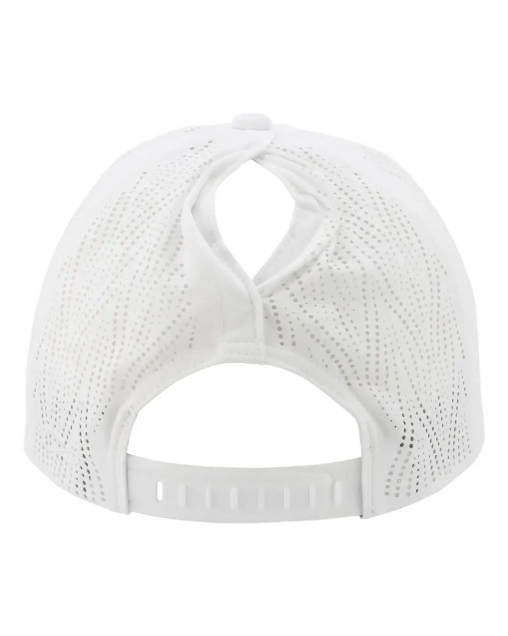 Infinity Her Gaby Women’s Perforated Performance Cap - White Floral - one Size Fits Most