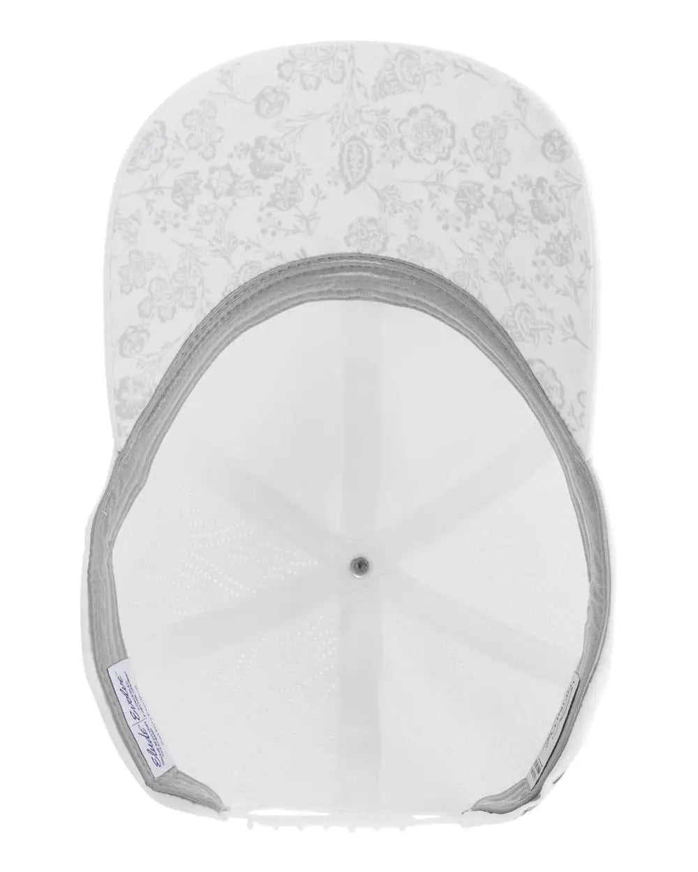 Infinity Her Gaby Women’s Perforated Performance Cap - White Floral - one Size Fits Most