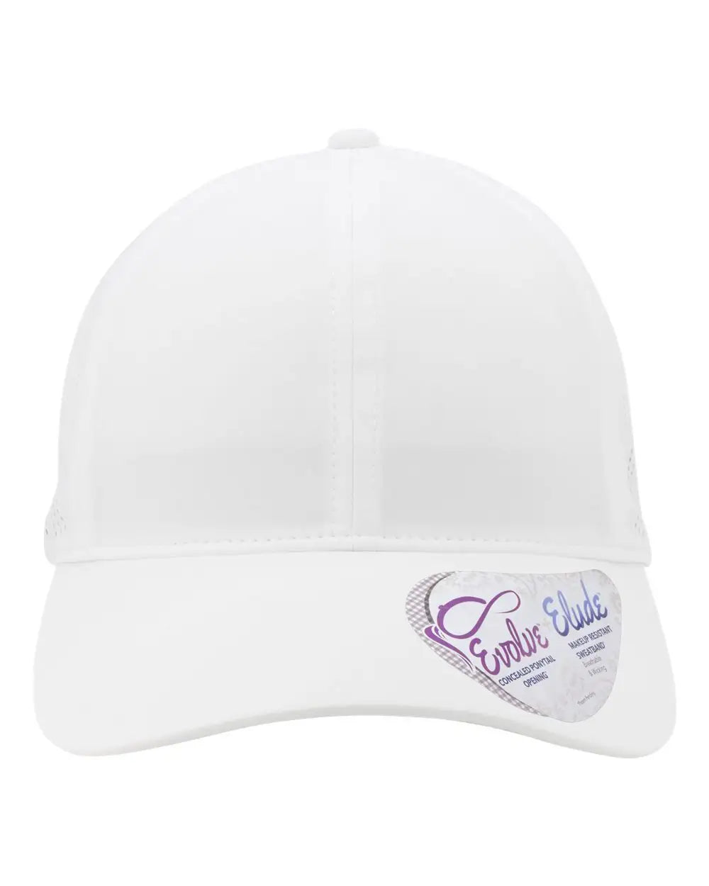 Infinity Her Gaby Women’s Perforated Performance Cap - White Floral - one Size Fits Most