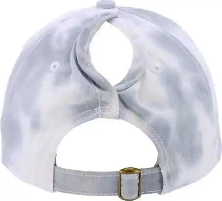 Infinity Her Hattie Women’s Garment-washed Fashion Print Cap - Tie-dye Slate Blue - one Size Fits Most