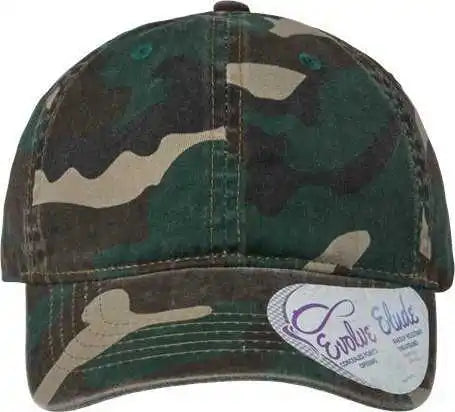 Infinity Her Hattie Women’s Garment-washed Fashion Print Cap - Camo - Multi-colored / one Size Fits Most