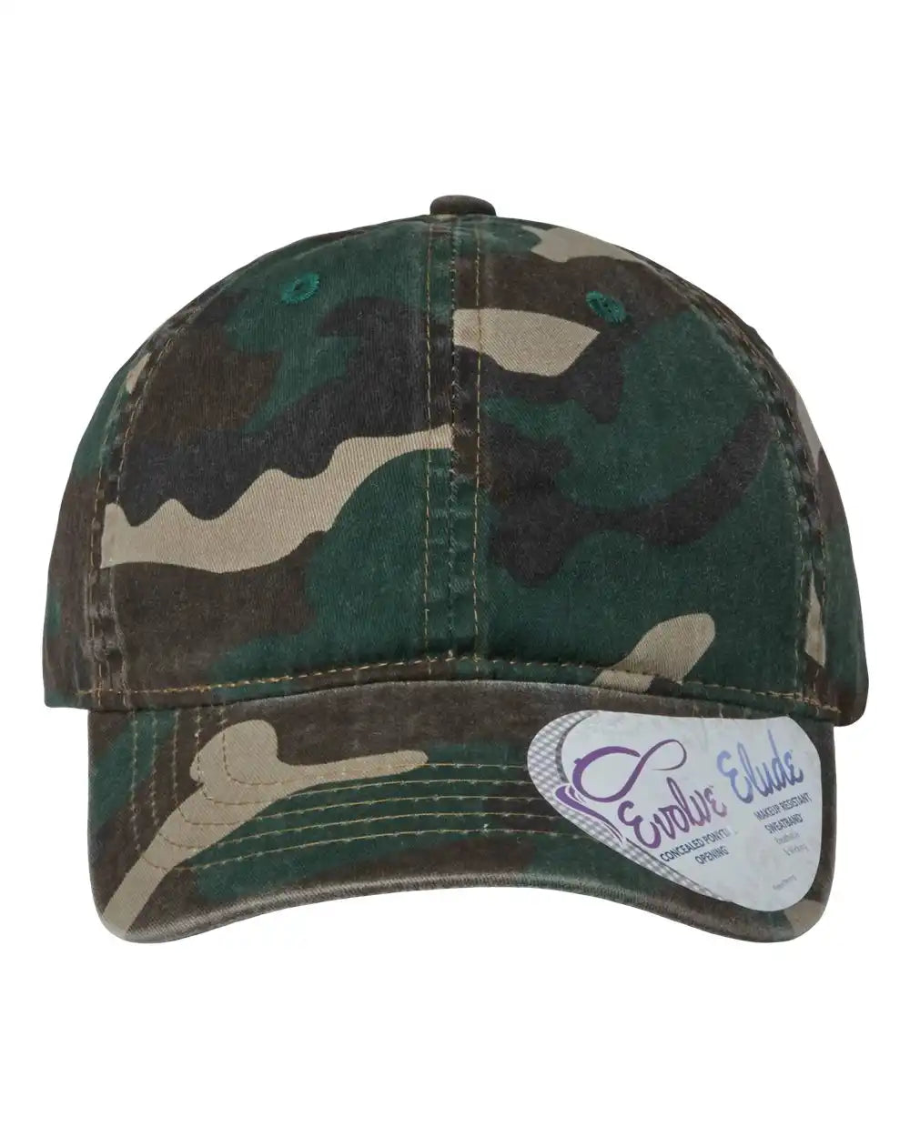 Infinity Her Hattie Women’s Garment-washed Fashion Print Cap - Camo - Adjustable