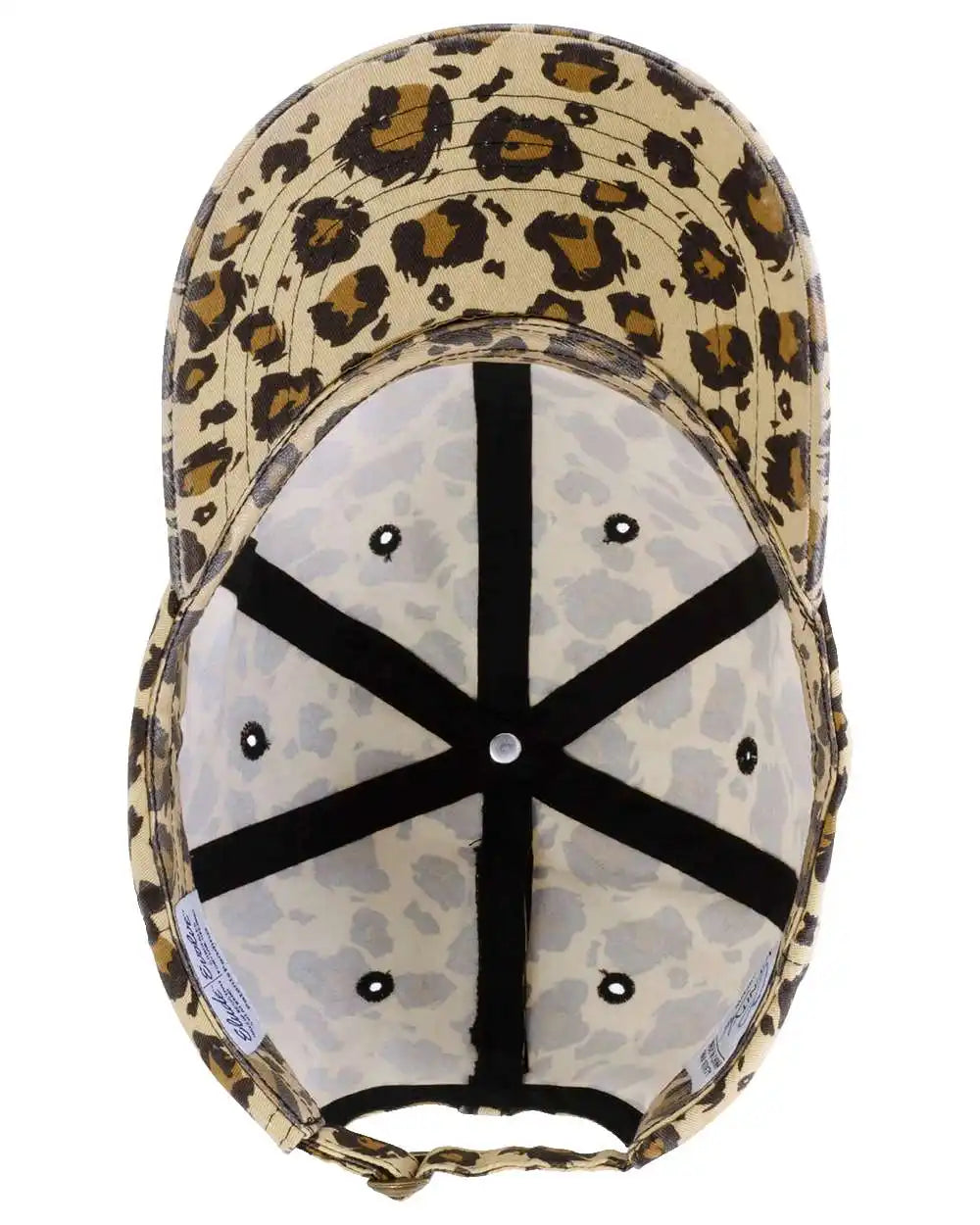 Infinity Her Hattie Women’s Garment-washed Fashion Print Cap - Leopard - Adjustable