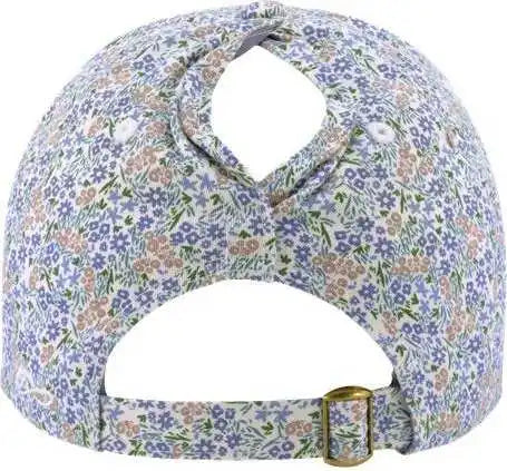 Infinity Her Hattie Women’s Garment-washed Fashion Print Cap - Light Pink Floral - Multi-colored / one Size Fits Most