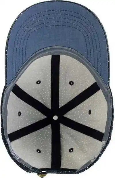 Infinity Her Hattie Women’s Garment-washed Fashion Print Cap - Navy White Polka Dots - Multi-colored / one Size Fits