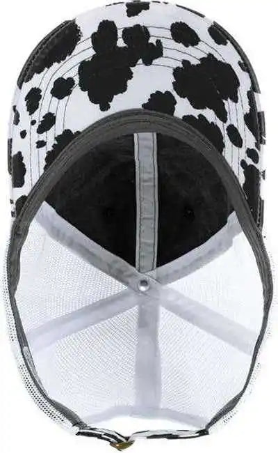 Infinity Her Janet Women’s Animal Print Mesh Back Cap Black Cow White Multi Colored / one Size Fits Most