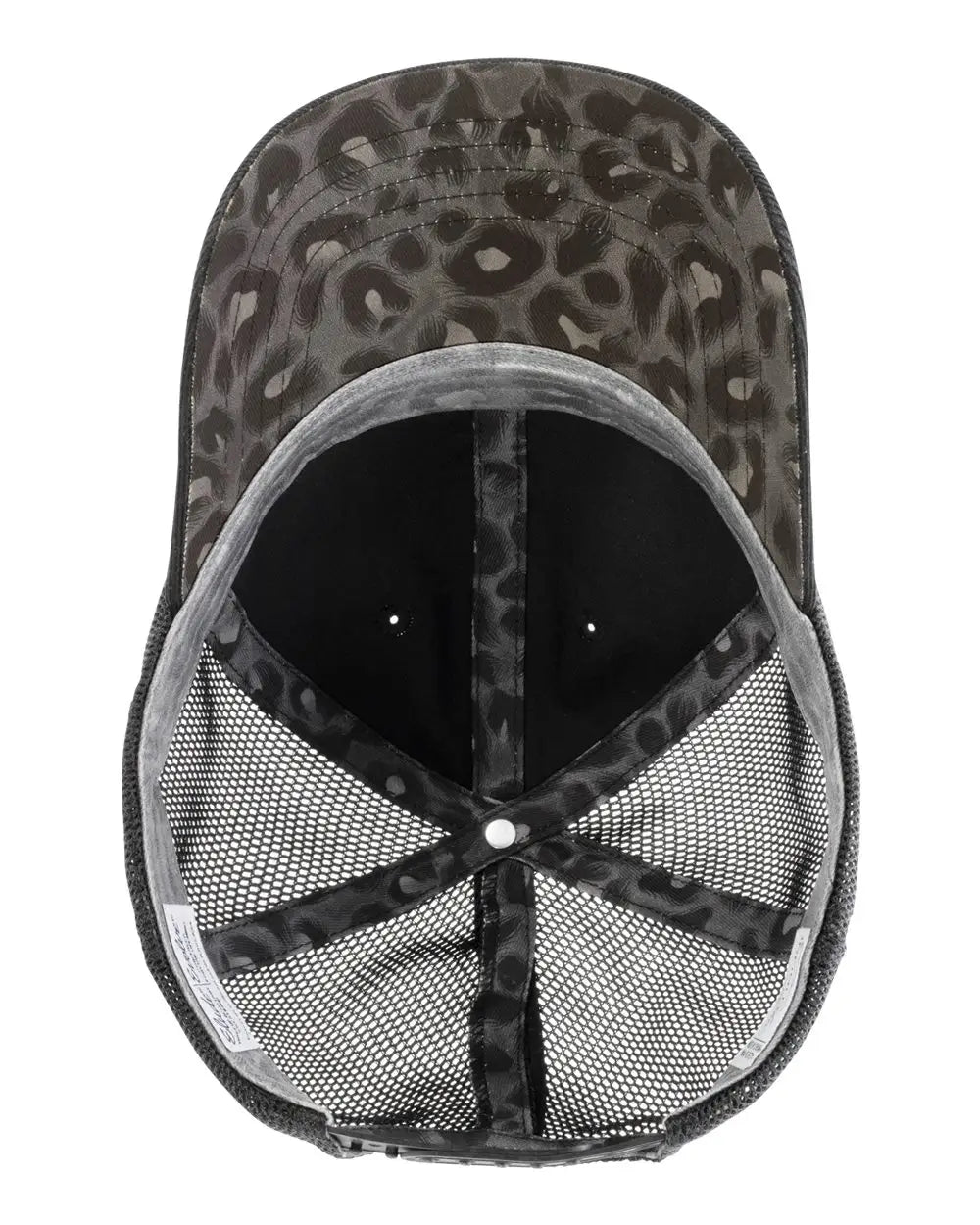 Infinity Her Jo Women’s Corduroy Cap - Black Leopard - one Size Fits Most