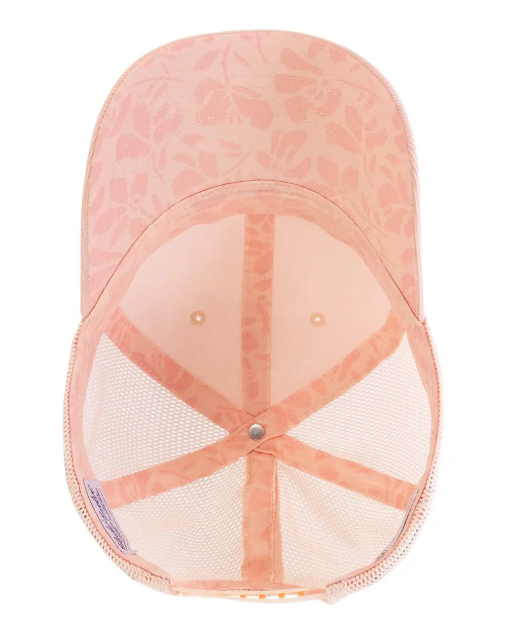 Infinity Her Jo Women’s Corduroy Cap - Pink Sorbet Floral - one Size Fits Most