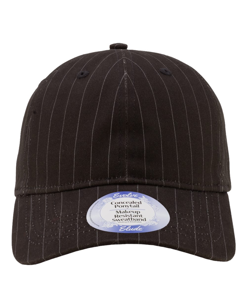 Infinity Her Kate Women’s Peach Twill Cap - Black Pinstripe