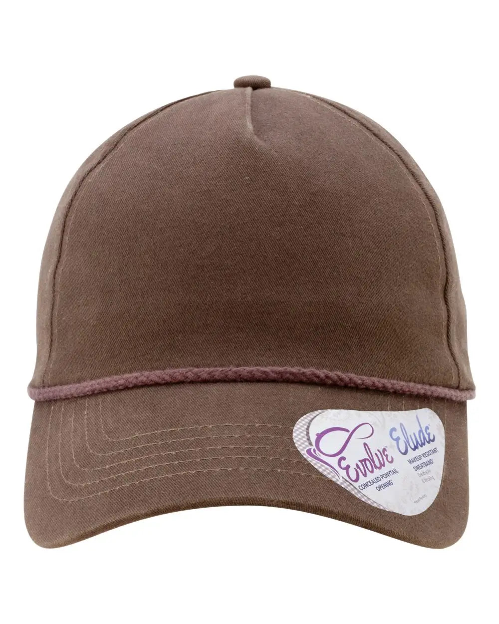 Infinity Her Maya Women’s Washed 5-panel with Rope - Chocolate Fawn - one Size Fits Most