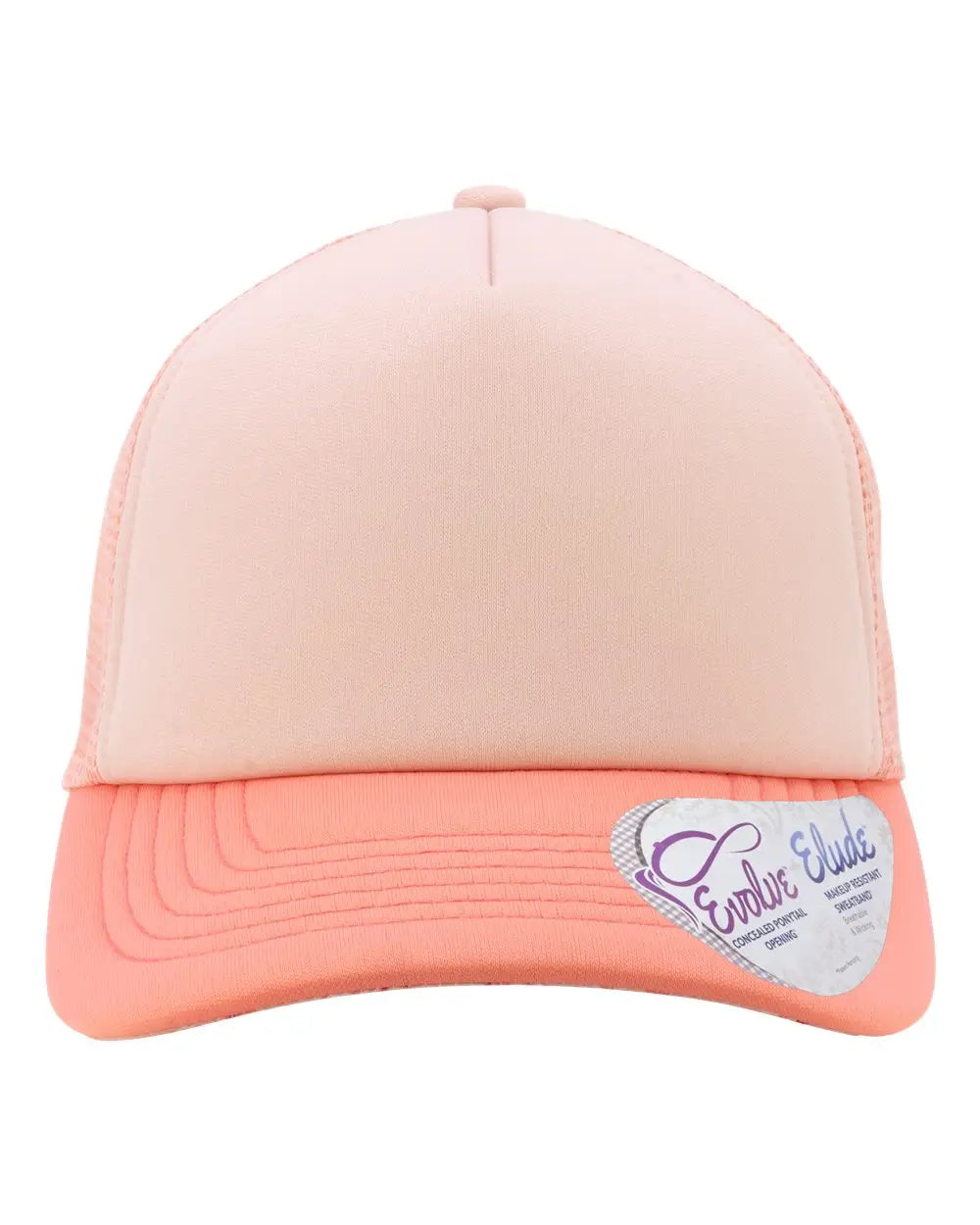 Infinity Her Rosie Women’s Foam Trucker Cap - Dusty Pink Peachy Butterfly - Ivory / one Size Fits Most