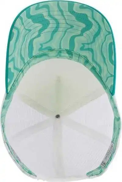 Infinity Her Rosie Women’s Foam Trucker Cap - Ivory Jade White Swirl - Mint / one Size Fits Most