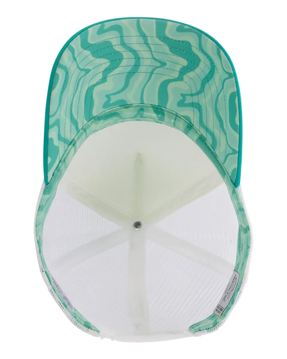 Infinity Her Rosie Women’s Foam Trucker Cap - Ivory Jade White Swirl - Mint / one Size Fits Most