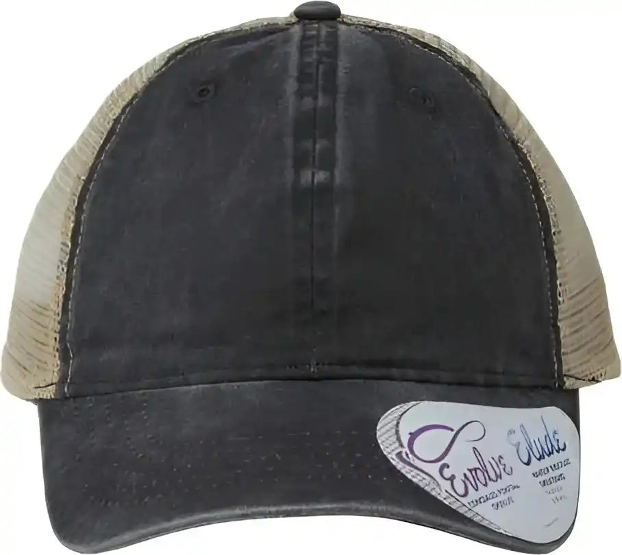 Infinity Her Tess Women’s Washed Mesh Back Cap Black Leopard / one Size Fits Most