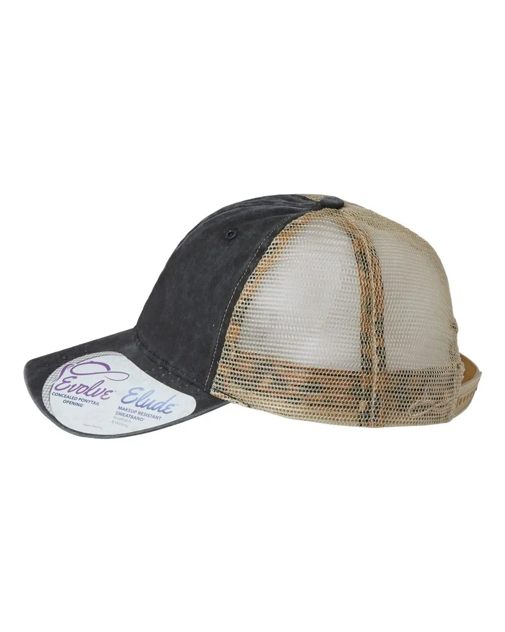 Infinity Her Tess Women’s Washed Mesh-back Cap - Black Leopard - one Size Fits Most