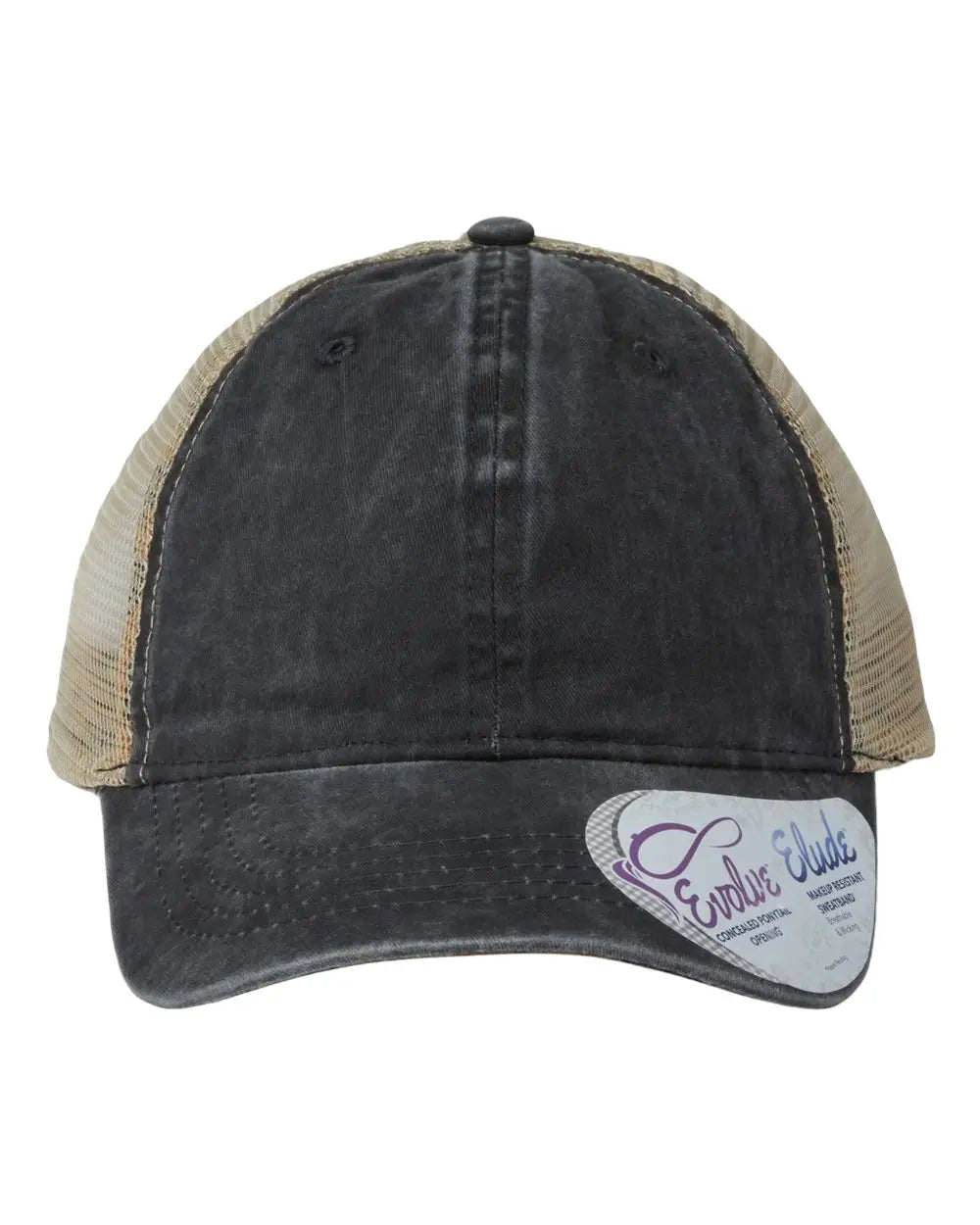 Infinity Her Tess Women’s Washed Mesh-back Cap - Black Leopard - one Size Fits Most