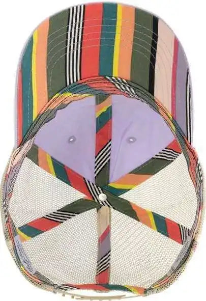 Infinity Her Tess Women’s Washed Mesh Back Cap - Lavender Stripes - Purple / one Size Fits Most