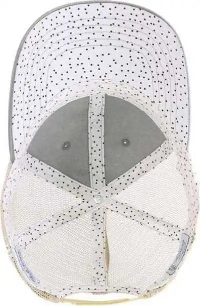 Infinity Her Tess Women’s Washed Mesh Back Cap Light Gray Polka Dots / one Size Fits Most