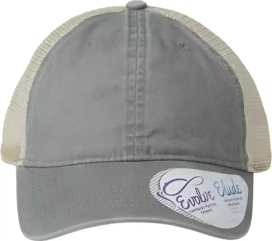 Infinity Her Tess Women’s Washed Mesh Back Cap Light Gray Polka Dots / one Size Fits Most