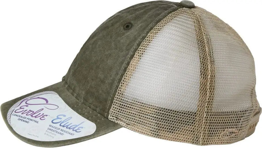 Infinity Her Tess Women’s Washed Mesh-back Cap - Olive Camo - one Size Fits Most