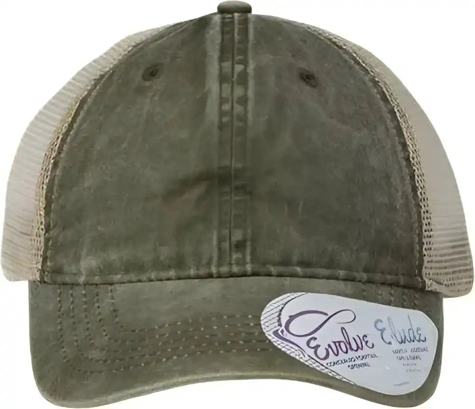 Infinity Her Tess Women’s Washed Mesh Back Cap Olive Camo / one Size Fits Most
