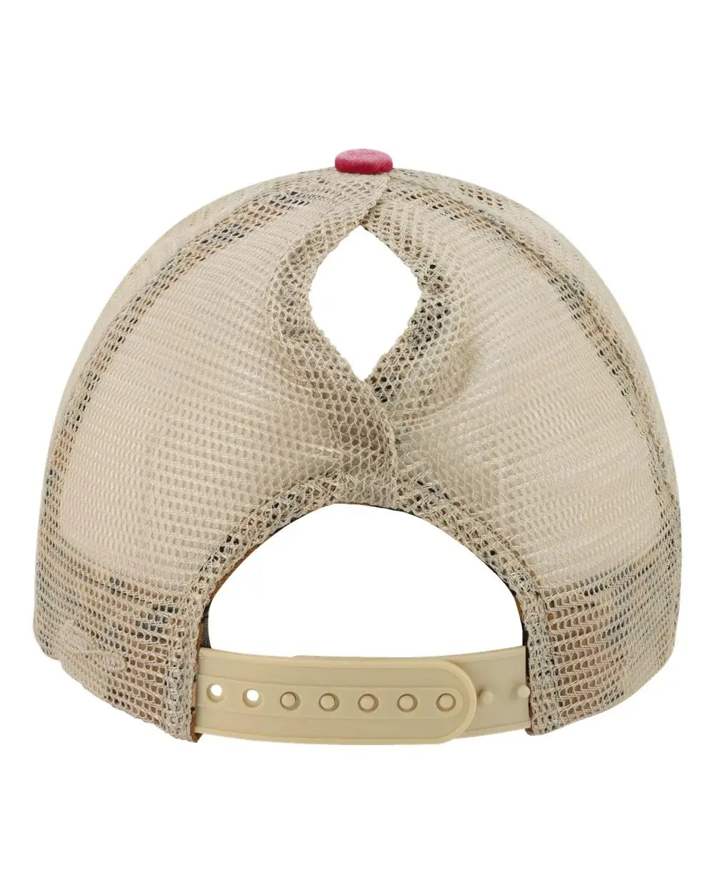 Infinity Her Tess Women’s Washed Mesh-back Cap - Red Leopard - one Size Fits Most