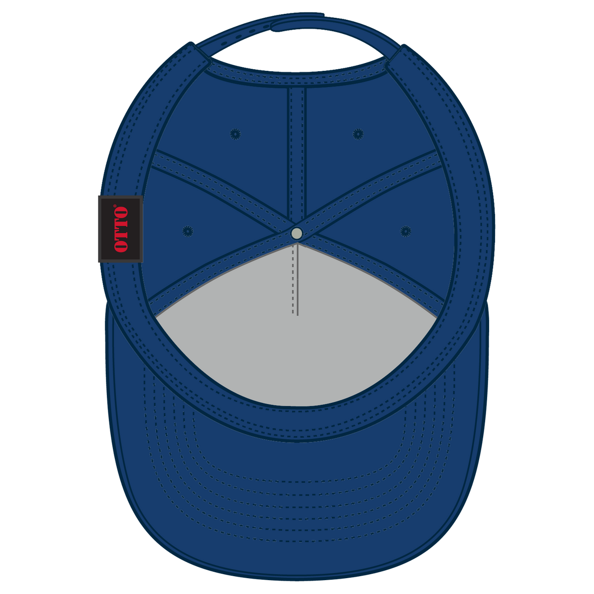 Inside View of 001 - Royal OTTO CAP 5 Panel Mid Profile Baseball Cap