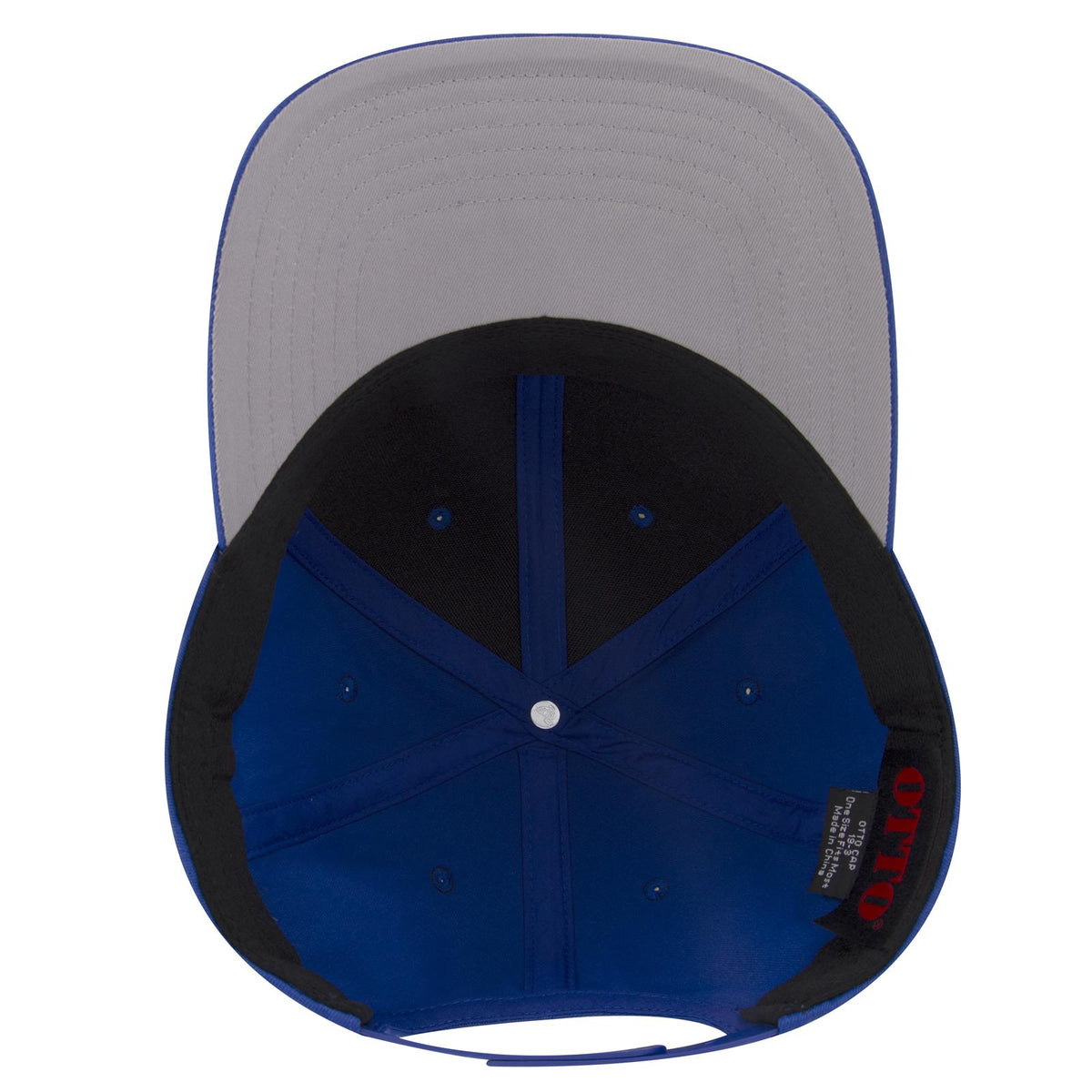 Inside View of 001 - Royal OTTO CAP 5 Panel Pro Style Baseball Cap