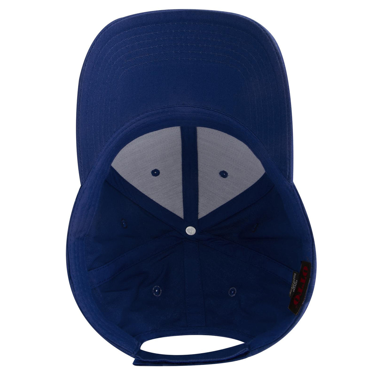 Inside View of 001 - Royal OTTO CAP 6 Panel Low Profile Baseball Cap