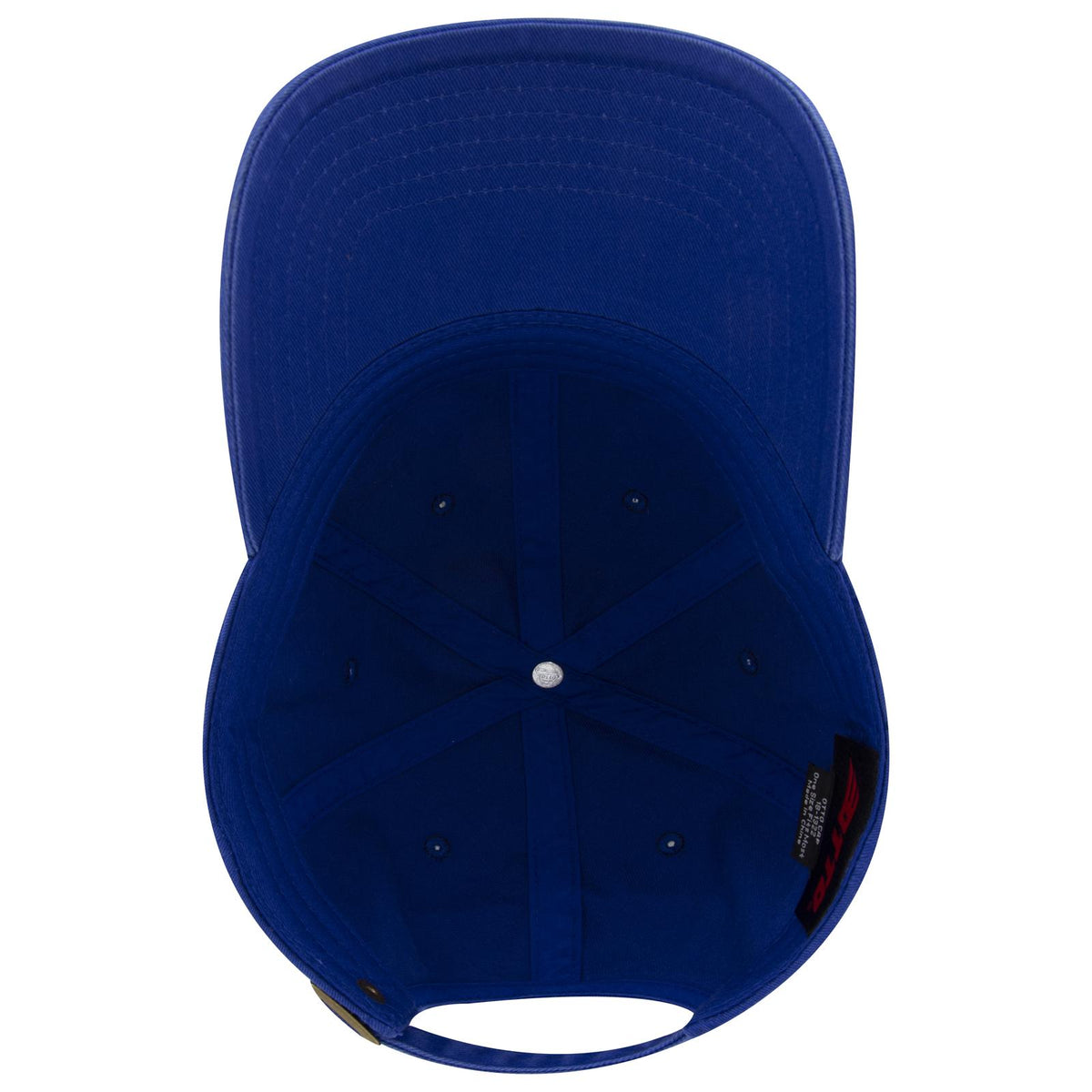 Inside View of 001 - Royal OTTO CAP 6 Panel Low Profile Dad Hat