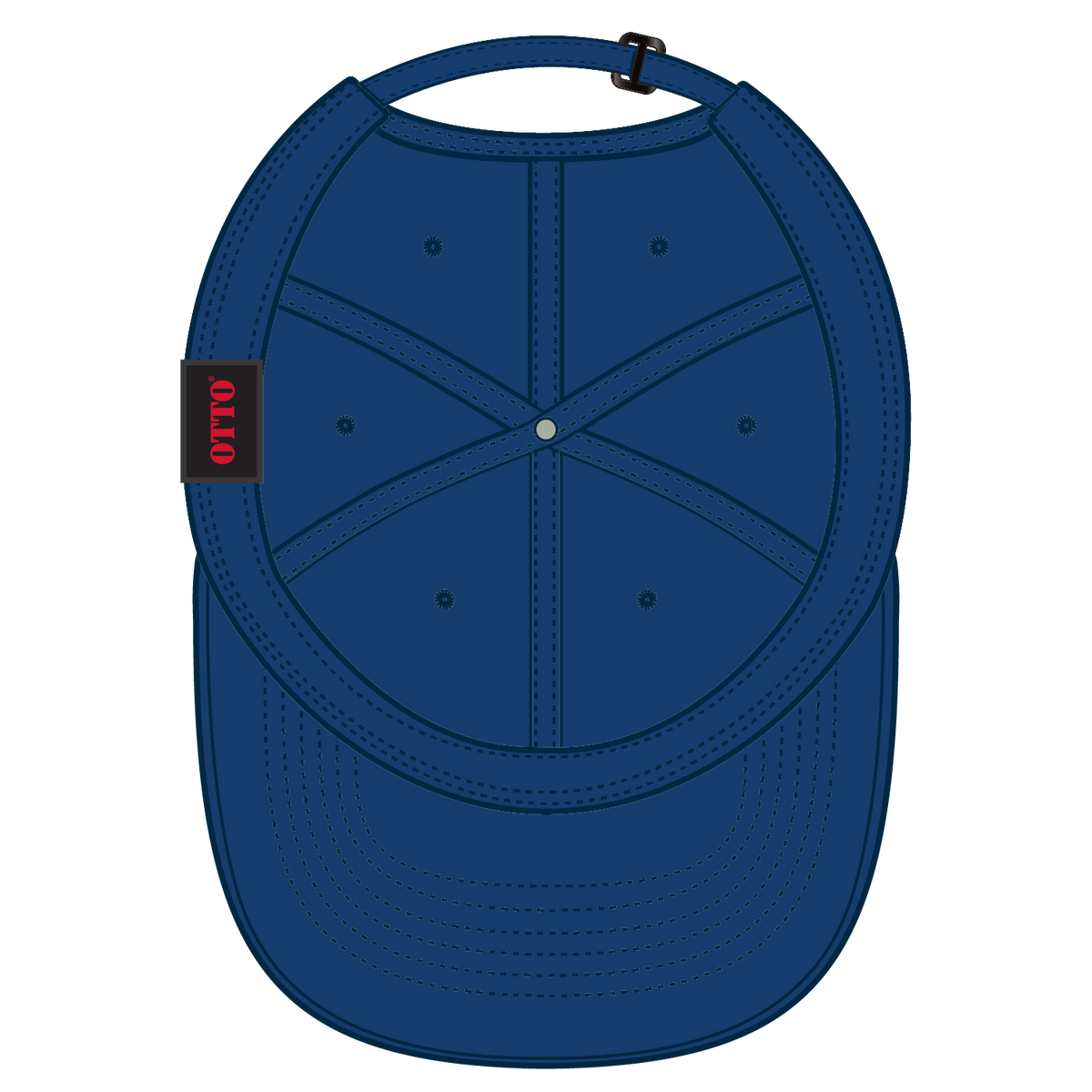 Inside View of 001 - Royal OTTO CAP 6 Panel Low Profile Dad Hat