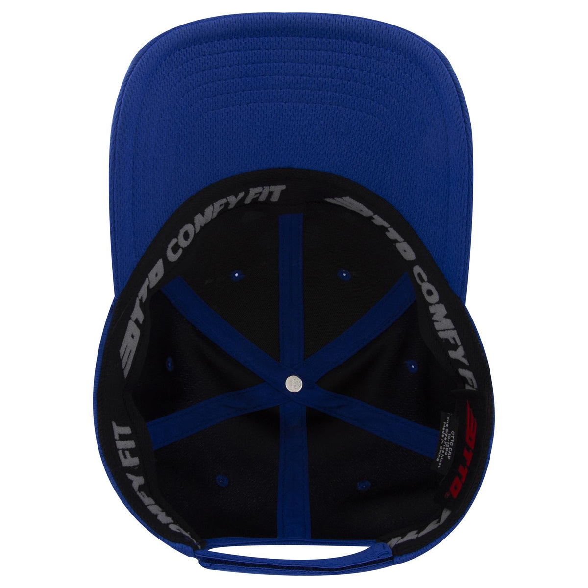 Inside View of 001 - Royal OTTO CAP "OTTO COMFY FIT" 6 Panel Low Profile Baseball Cap