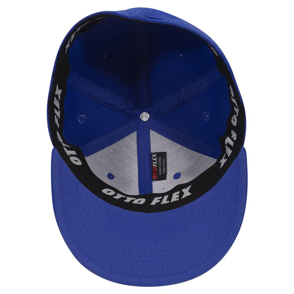 Inside View of 001 - Royal OTTO CAP "OTTO FLEX" Fitted 6 Panel Mid Profile Baseball Cap
