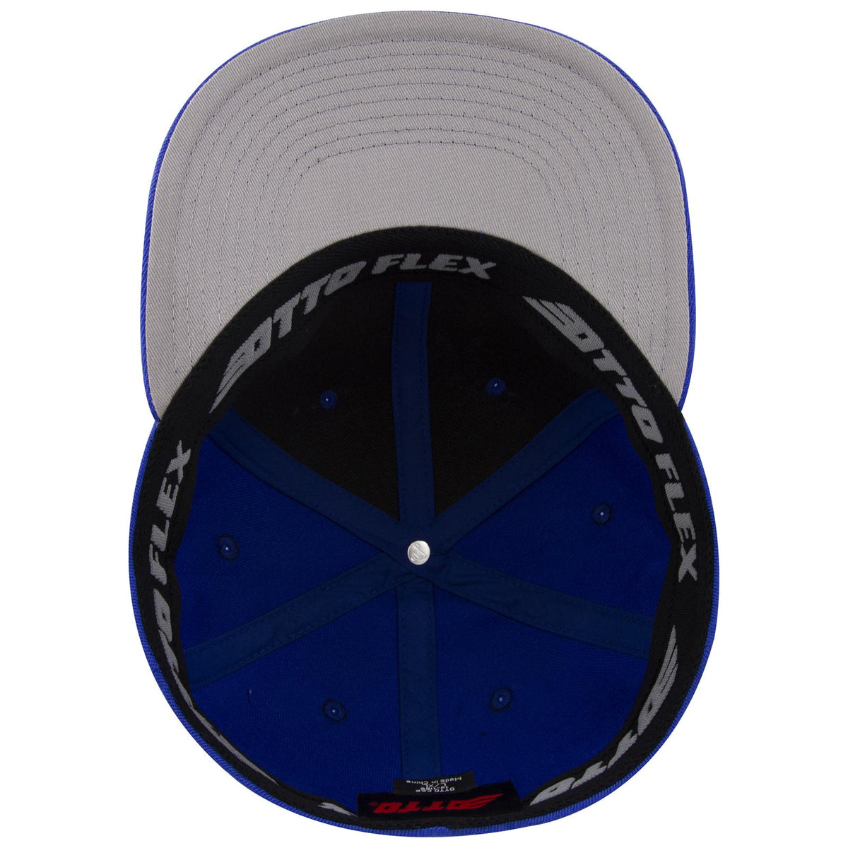 Inside View of 001 - Royal OTTO CAP "OTTO FLEX" Fitted 6 Panel Pro Style Baseball Cap