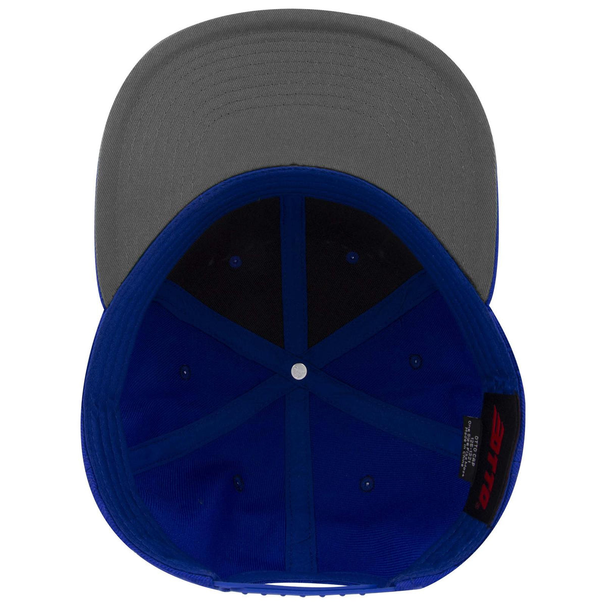 Inside View of 001 - Royal OTTO CAP "OTTO SNAP" 6 Panel Pro Style Snapback Hat