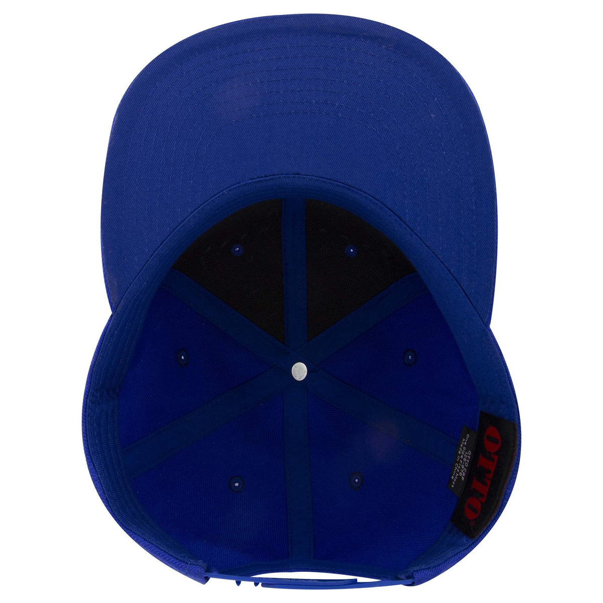 Inside View of 001B - Ryl OTTO CAP "OTTO SNAP" 6 Panel Pro Style Snapback Hat