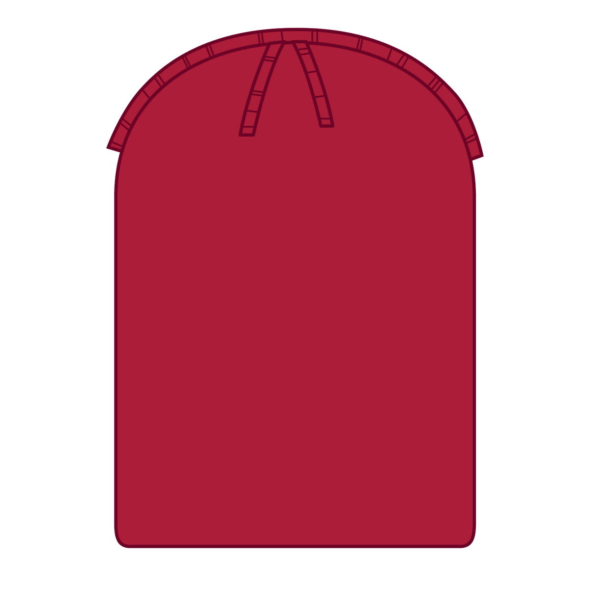 Inside View of 002 - Red OTTO CAP 12" Classic Knit Beanie w/ Cuff