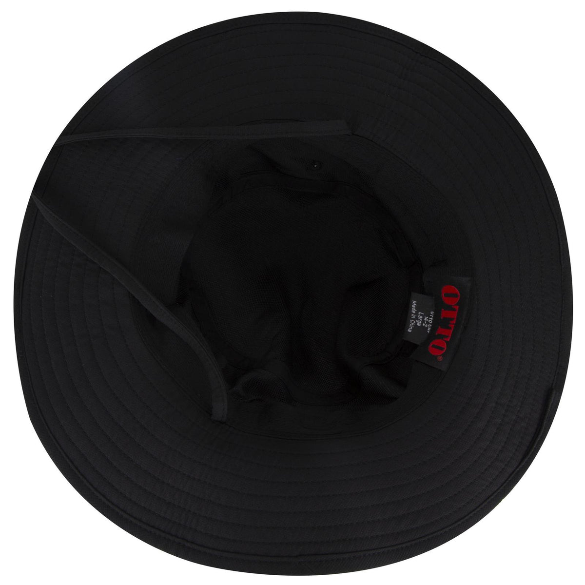 Inside View of 003 - Black OTTO CAP Boonie Hat