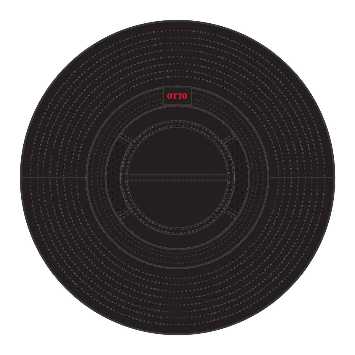 Inside View of 003 - Black OTTO CAP Bucket Hat