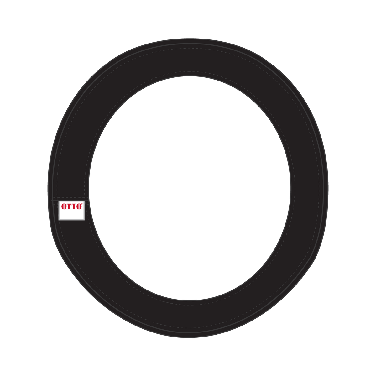 Inside View of 003 - Black OTTO CAP Hat Band