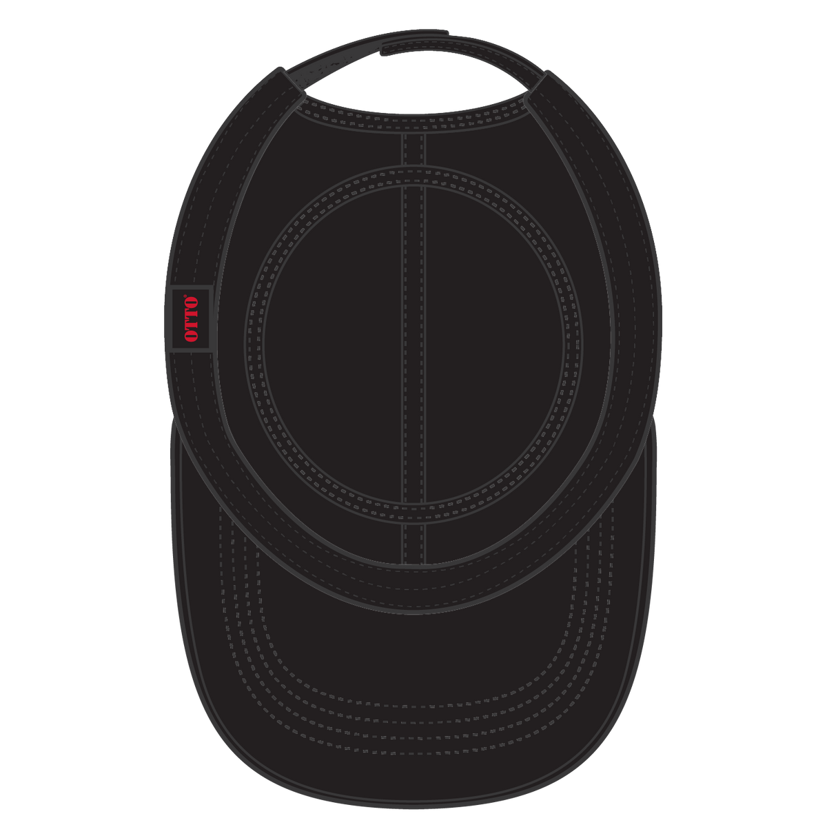 Inside View of 003 - Black OTTO CAP Military Hat