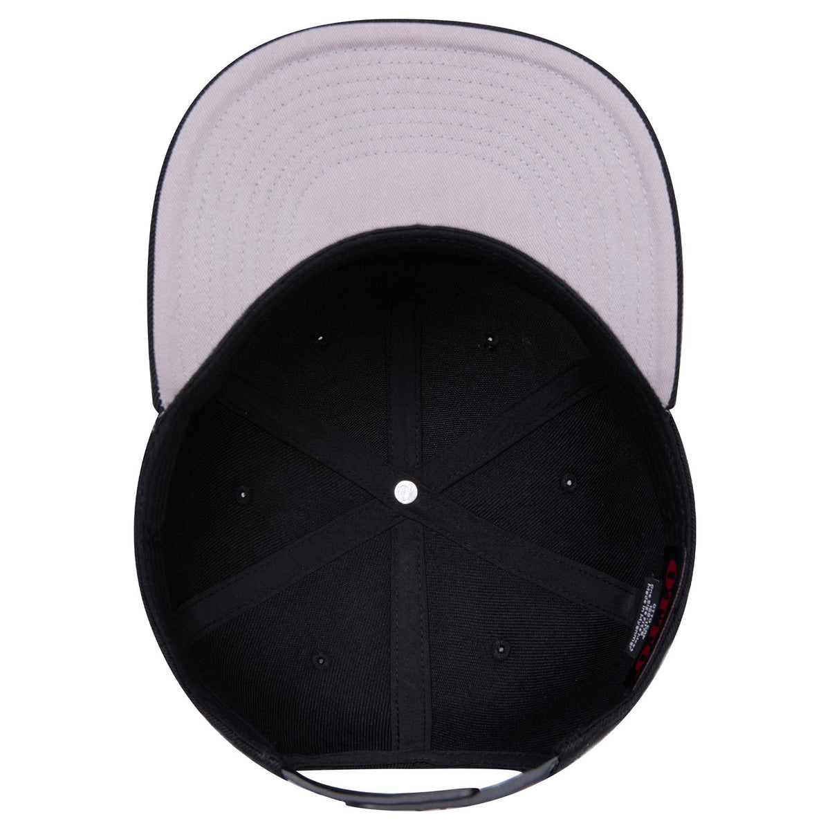 Inside View of 003 - Black OTTO CAP "OTTO SNAP" 5 Panel Pro Style Snapback Hat