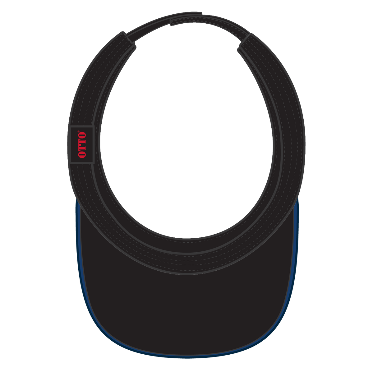 Inside View of 003 - Black OTTO CAP Sun Visor