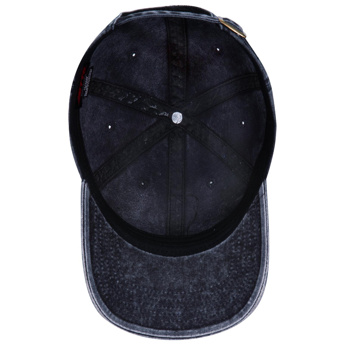 Inside View of 004 - Navy OTTO CAP 6 Panel Low Profile Dad Hat