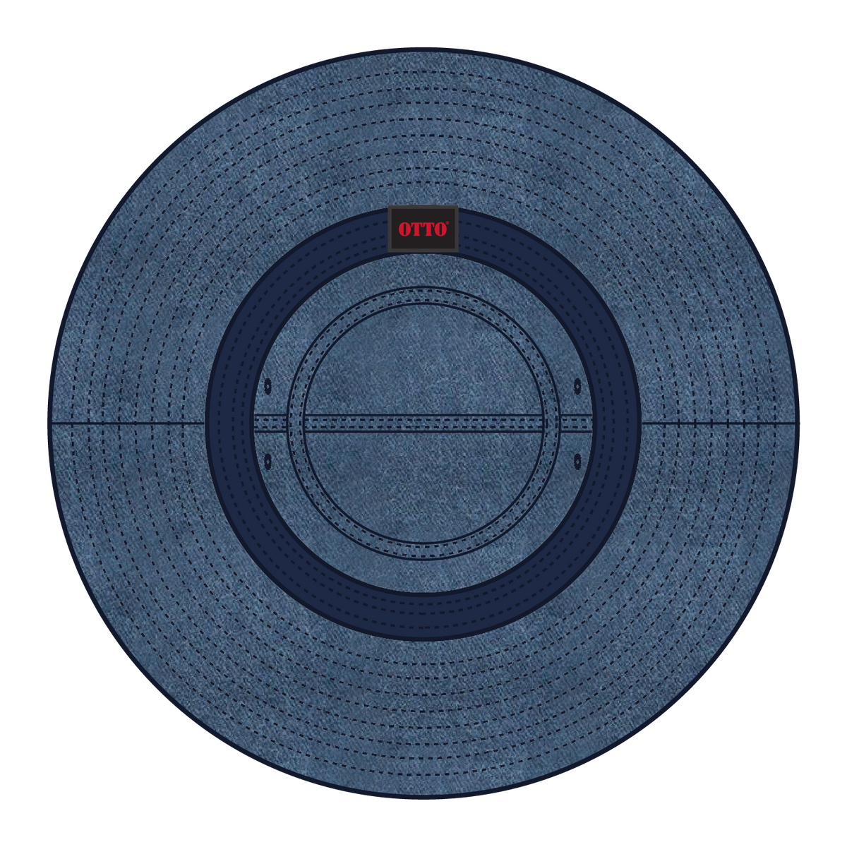 Inside View of 004 - Navy OTTO CAP Bucket Hat