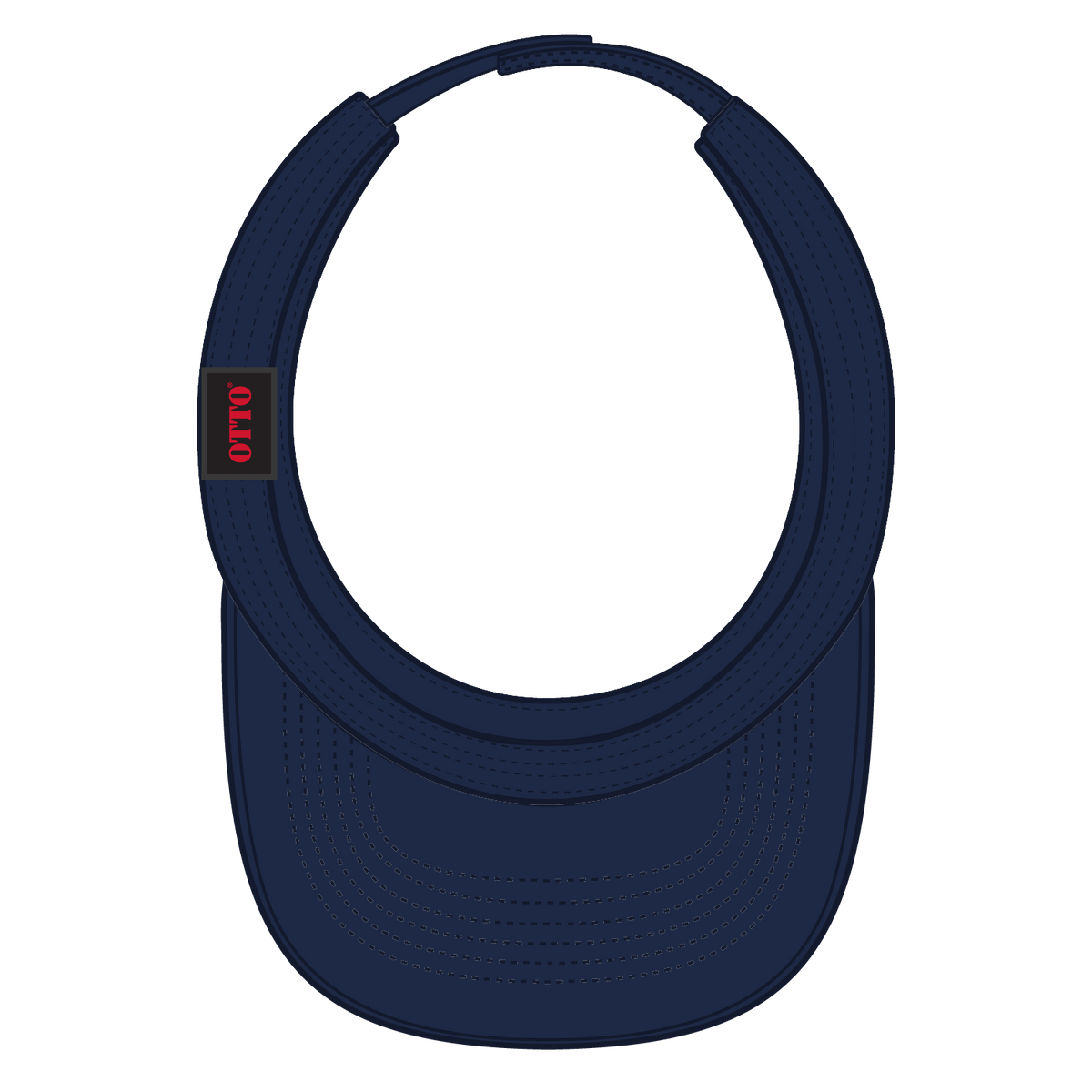 Inside View of 004 - Navy OTTO CAP Sun Visor