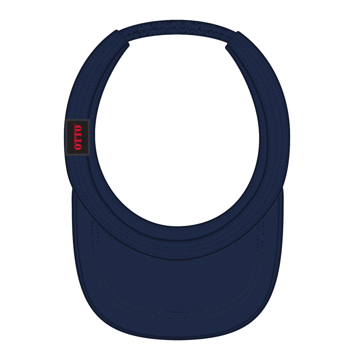 Inside View of 004 - Navy OTTO CAP Sun Visor