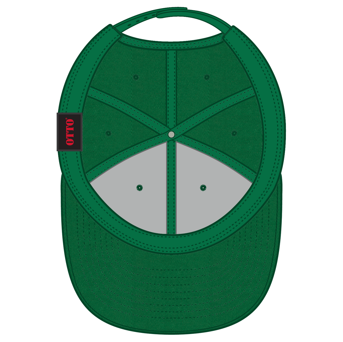 Inside View of 005 - Kelly OTTO CAP 6 Panel Mid Profile Baseball Cap