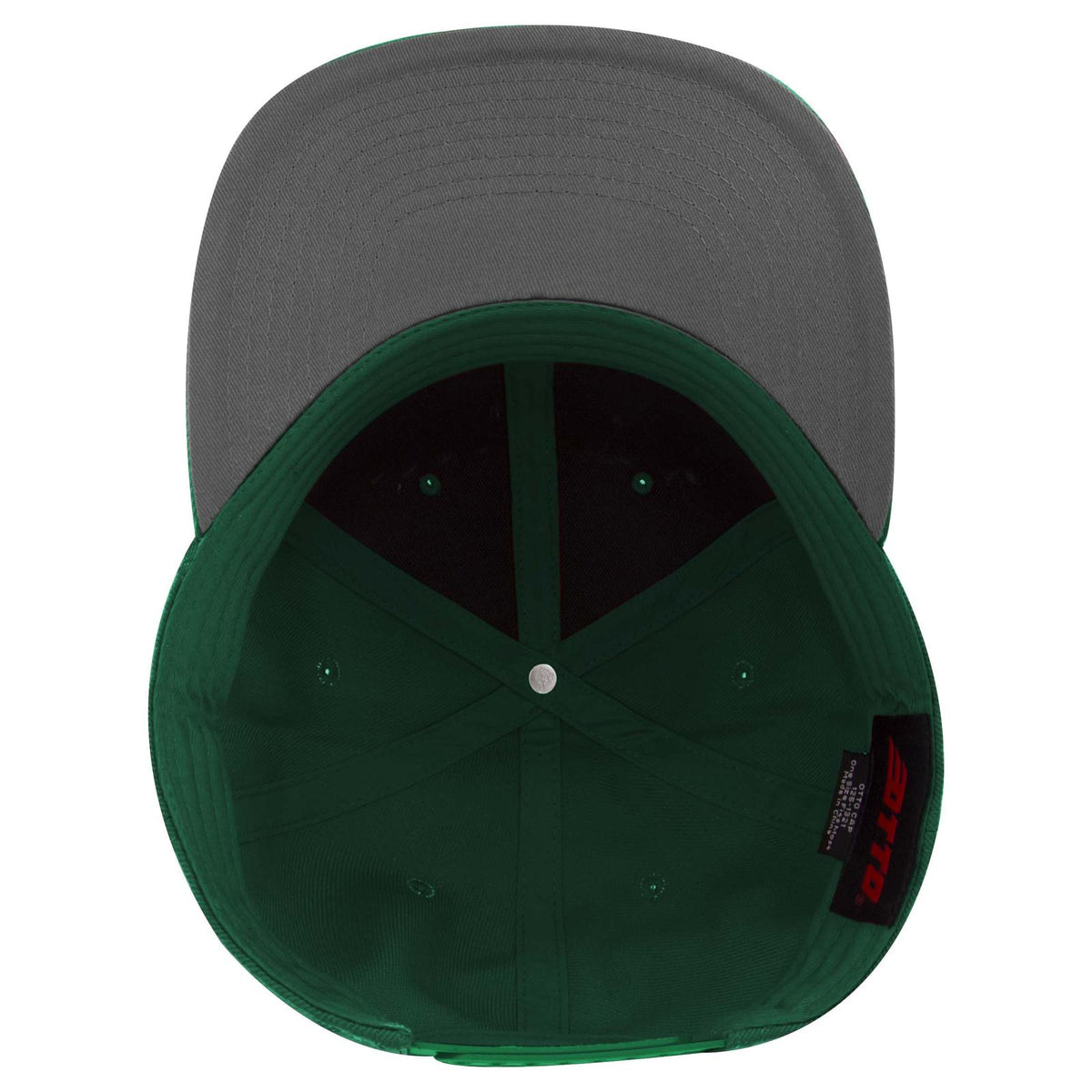 Inside View of 005 - Kelly OTTO CAP "OTTO SNAP" 6 Panel Pro Style Snapback Hat