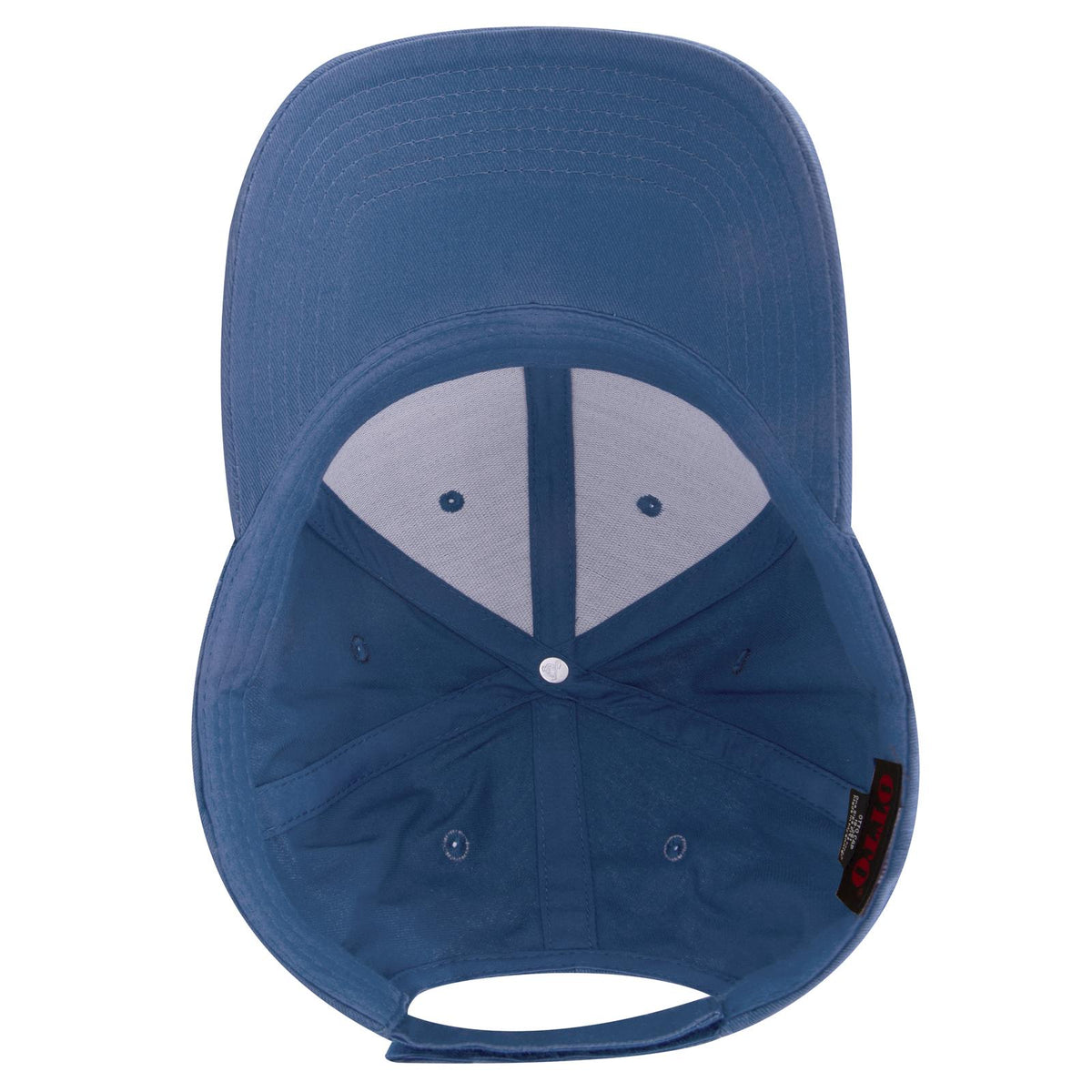 Inside View of 008 - Col. Blue OTTO CAP 6 Panel Low Profile Baseball Cap